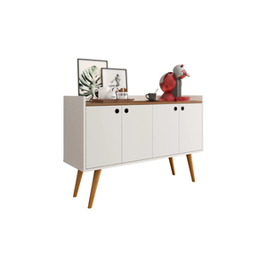 Aparador Buffet Retrô 4 Portas Dallas Varias Cores - Rpm:off/freijó