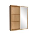 Ver imagem 2 de Armário de Banheiro com Espelho 1 Porta de Correr 2 Preteleiras Julia