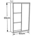 Ver imagem 4 de Armário de Banheiro com Espelho 1 Porta de Correr 2 Preteleiras Julia