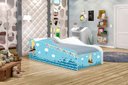 Ver imagem 4 de Cama Infantil com Colchão Ursinhos Pirata 100% Mdf para Quarto Infantil