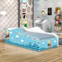 Ver imagem 1 de Cama Infantil com Colchão Ursinhos Pirata 100% Mdf para Quarto Infantil