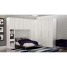 Modulo Para Guarda-roupa Com 2 Portas E 3 Gavetas Branco - 4