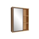 Ver imagem 2 de Armário de Banheiro com Espelho 1 Porta 2 Preteleiras Eduarda