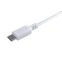 Ver imagem 2 de Cabo Usb a 2.0 para Usb Tipo C para Celular Smartphone 50cm Branco - Puacb-05