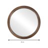 Espelho Emoldurado 40cm Redondo Sandy - 4