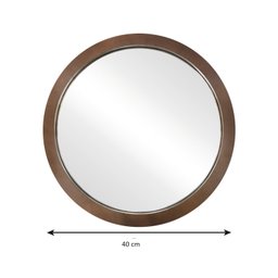 Espelho Emoldurado 40cm Redondo Sandy - 4 Espelho Emoldurado 40cm Redondo Sandy - 4