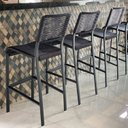 Ver mais imagens de Banqueta Alta de Alumínio Ibiza 70cm Preto