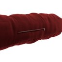 Ver imagem 3 de Kit 02 Almofadas para Cabeceira Encosto Apoio Lombar Spot 140cm com Porta Celular Veludo - Desk Desi