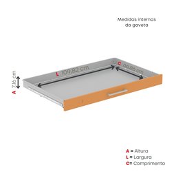 Mapoteca de Aço Fixa com 05 Gavetas - 7