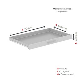 Mapoteca de Aço Fixa com 05 Gavetas - 6