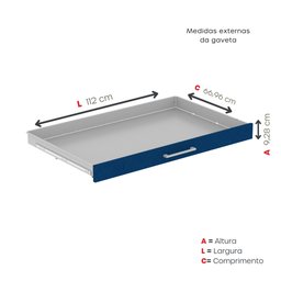 Mapoteca de Aço Fixa com 05 Gavetas - 6