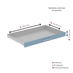 Mapoteca de Aço Fixa com 05 Gavetas - 6
