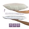 Travesseiro Slin Micropercal Suporte Médio 45x65cm Branco - 3