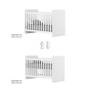 Ver imagem 6 de Quarto de Bebê com Berço e Cômoda Labirinto 4 Gavetas MDP Branco Móveis Henn