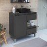Gabinete para Banheiro 80cm 2 Gavetas 1 Porta 1 Nicho Paula - 1