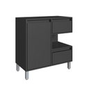Ver imagem 2 de Gabinete para Banheiro 80cm 2 Gavetas 1 Porta 1 Nicho Paula
