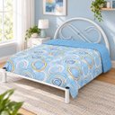 Ver imagem 4 de Cama de Casal Tamires Aço Tubular Branco com Estrado Eucalipto Resistente
