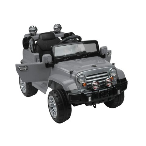 Jipe Trilha Eletrico 12v Cinza - Belfix