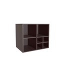 Ver imagem 3 de Gabinete Suspenso para Banheiro 68cm 1 Porta 1 Gaveta e Nicho Aberto Eduarda