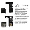 Ver imagem 6 de Ármário de Cozinha Modulada 3 Peças Milão Menu Móveis Preta