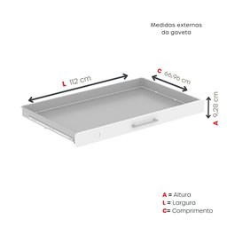 Mapoteca de Aço Fixa com 05 Gavetas - 6