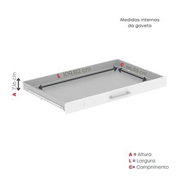 Mapoteca de Aço Fixa com 05 Gavetas - 7