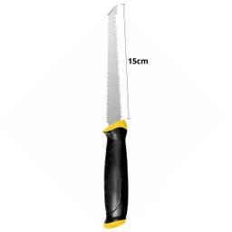 Serrote para Gesso Drywall Lâmina Dupla 6" Pol + Fita Telada 100mm X 20m + Estilete 25mm com Trava e - 2
