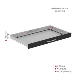 Mapoteca de Aço Fixa com 05 Gavetas - 7