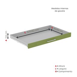 Mapoteca de Aço Fixa com 05 Gavetas - 7