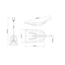 Ver imagem 2 de Pá Esterco Metal Cabo Y 0,71 Cm - Tramontina