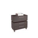 Ver imagem 2 de Gabinete Suspenso para Banheiro Com Cuba Branca 80cm 1 Basculante e Balcão 2 Gavetas Alice