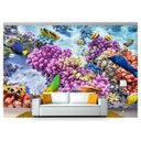 Ver imagem 1 de Papel de Parede Vida Marinha Peixes Corais 3d Fm100