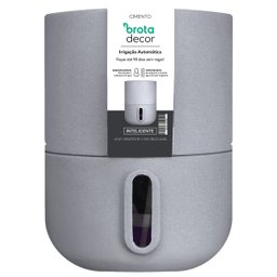Vaso Autoirrigável Decor (25x33) Cor Cimento Brota - 1