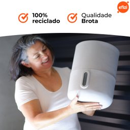 Vaso Autoirrigável Decor (25x33) Cor Cimento Brota - 5