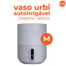 Vaso Autoirrigável Decor (25x33) Cor Cimento Brota - 2