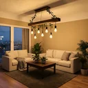 Ver mais imagens de Luminária de Madeira Rústica 7 Pendentes – Estilo Industrial para Sala e Cozinha