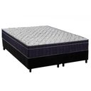 Ver imagem 1 de Conjunto Box Queen: Colchão Anatômico Ortobom D45 / Airtech 150 + Base Crc Suede Black(158x198)