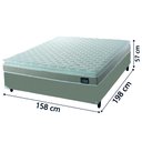 Ver imagem 4 de Cama Box Casal Queen Colchão Espuma D33 Pillow Top Millenium Hellen