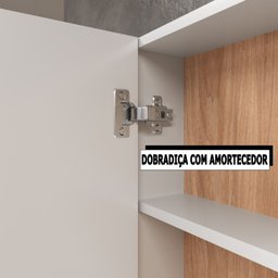 Gabinete para Banheiro com Pés 02 Gavetas 02 Portas e Lavatório Lille - 12