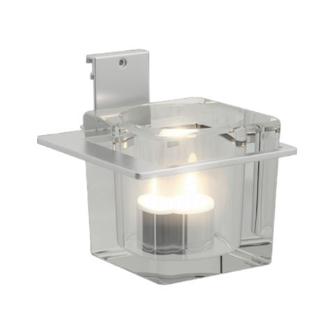 Porta Velas em Vidro Zen Design Flow La0032.287