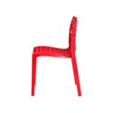 Ver imagem 4 de Cadeira Gruvyer Vermelha Sala Cozinha Jantar