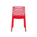 Ver imagem 3 de Cadeira Gruvyer Vermelha Sala Cozinha Jantar
