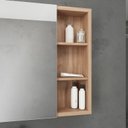 Ver imagem 5 de Conjunto completo de Banheiro MDF com Armário e Gabinete com Pés Com Espelheira e Cuba Madri  80cm