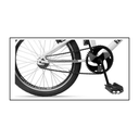 Ver imagem 2 de Bicicleta Energy Cross F.style - Aro 20- Branco-ello Bike