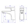 Misturador Monocomando de Mesa Deca Bica Baixa para Lavatório Level Black Matte - 2875.bl26.mt - 4