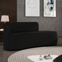 Ver imagem 2 de Sofá 2 Lugares Orgânico 140cm Pé Ferro Preto Morgan Suede D03 - D’Rossi