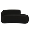 Ver imagem 5 de Sofá 2 Lugares Orgânico 140cm Pé Ferro Preto Morgan Suede D03 - D’Rossi