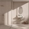 Bancada para Banheiro em Porcelanato Alto Padrão - Portobello Linha White 80x45x15 Polido  - 4