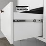 Gabinete com Pés para Banheiro sem Cuba Madri - 5
