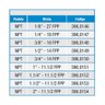 Calibrador de Rosca Anel Passa/não Passa - 1/8 X 27 Npt - 396,0146 - Zaas - 2